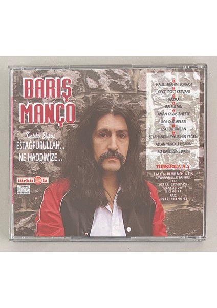 Barış Manço Kurtalan Ekspres Estağfurullah Ne Haddimize 1991 Baskı Nadir CD (Sarı Bandrol)