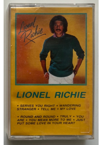 Lionel Richie Kaset (Orjnal Dönem Kağıt Baskı Kaset)