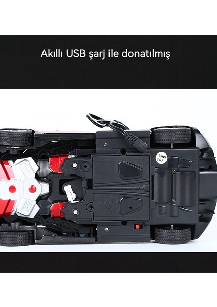Xiaopengstore 2.4g Rc Trafo Araba 1:18 Trafo Yarışı Robotu (Yurt Dışından)