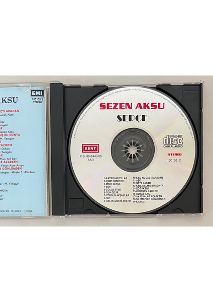 Sezen Aksu Serçe CD (Orjnal Dönem Baskı Cd)