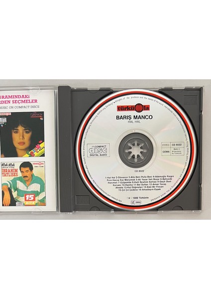 Barış Manço Hal Hal CD (Orjnal 1989 Dönem Alman Baskı Cd)