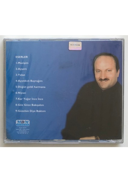 Ismail Dibiç Oy Mavişim CD (Jelatininde Sıfır Orjnal Dönem Baskı Cd)