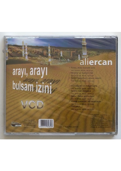 Ali Ercan Arayı, Arayı Bulsam Izini Cd(Jelatininde Sıfır Orjnal Dönem Baskı Cd)