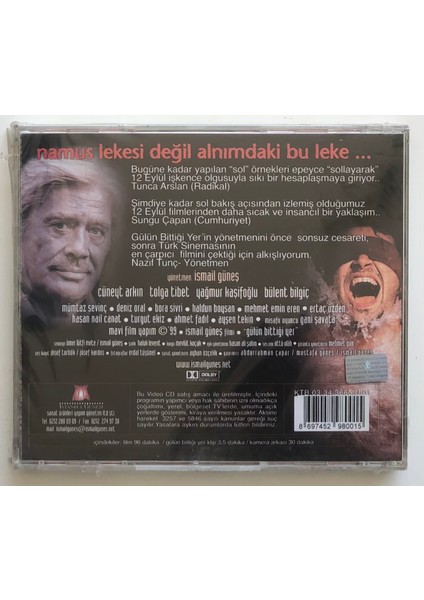 Gülün Bittiği Yer CD Cüneyt Arkın Tolga Tibet Yağmur Kaşifoğlu (Jelatininde Sıfır Orjnal Dönem Baskı Cd)