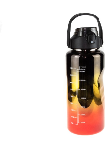 Matara Üçlü Set 2000 ml 900 ml 500 ml Neon Siyah