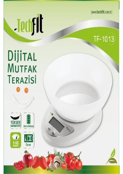 Techfit TF-1013 Dijital Mutfak Terazisi