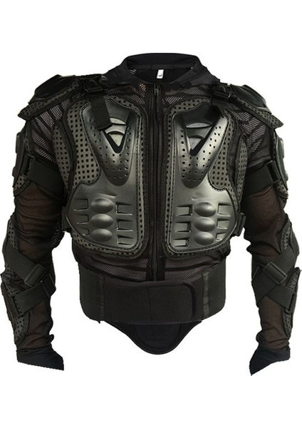 Catteo Bisiklet/motosiklet Için Koruyucu Zırh Ceket - Siyah ( ) (Yurt Dışından)