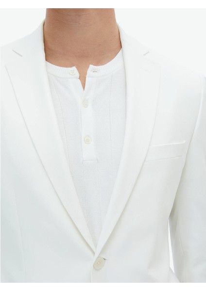 Ekru Düz Slim Fit Takım Elbise indirimleri