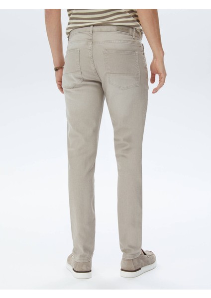 Vizon Slim Fit Denim Pamuk Karışımlı Pantolon