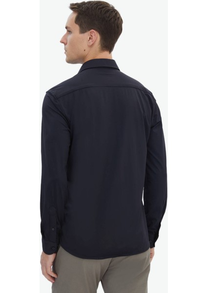 Siyah Regular Fit Casual Gömlek
