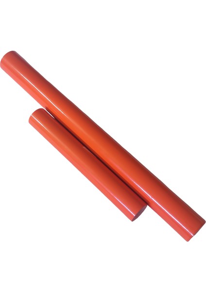 Turuncu Renk Dayanıklı Araç Motor Mobilya Kaplama Folyosu (126CM x 30 Cm)
