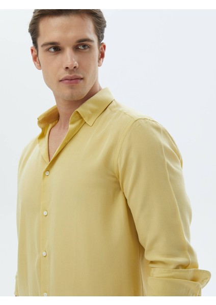 Limon Küfü Regular Fit Dokuma Casual Gömlek indirimleri