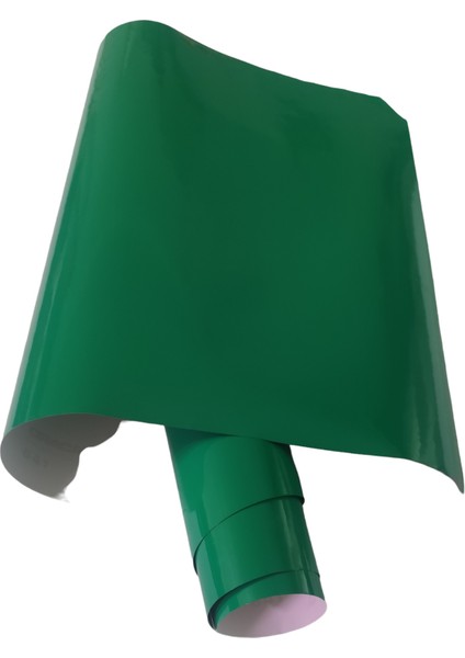 Yeşil Renk Dayanıklı Araç Motor Mobilya Kaplama Folyosu (126CM x 20 Cm)
