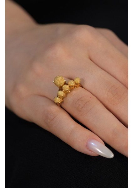 Çiftli Dorika Yüzük 22 Ayar A074071