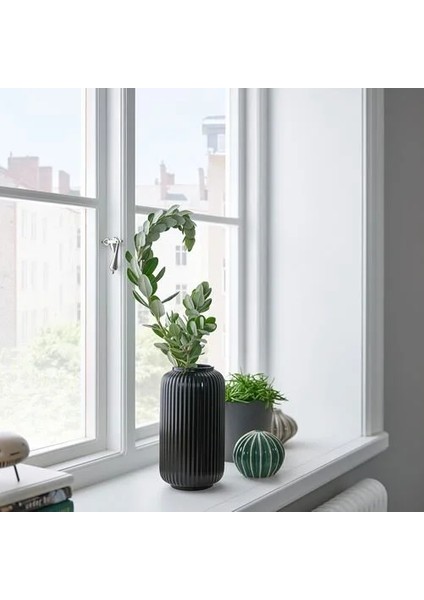 Stılren 22 cm Vazo Seramik Dekoratif Çiçeklik Siyah fiyatları
