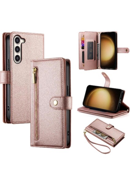 Samsung Galaxy S23 Artı Cüzdan Iş Standı Crossbody Için Flip Case (Yurt Dışından)
