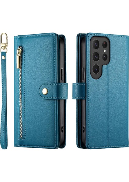Samsung Galaxy S23 Ultra Crossbody Kayış Cüzdan Iş Için Flip Case (Yurt Dışından) modelleri