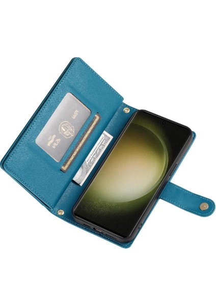 Samsung Galaxy S23 Ultra Crossbody Kayış Cüzdan Iş Için Flip Case (Yurt Dışından) fırsatları