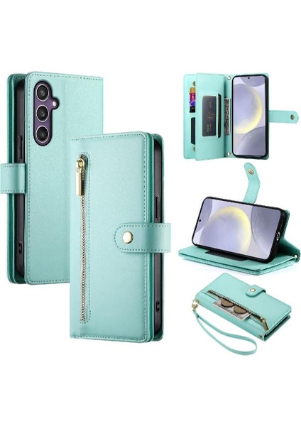 Samsung Galaxy S24 Artı Çok Fonksiyonlu Cüzdan Iş Için Flip Case (Yurt Dışından) modelleri