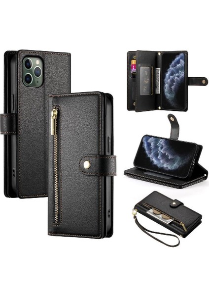 IPhone 11 Pro Için Flip Case Standı Cüzdan Iş Çok Fonksiyonlu Kayış (Yurt Dışından) modelleri