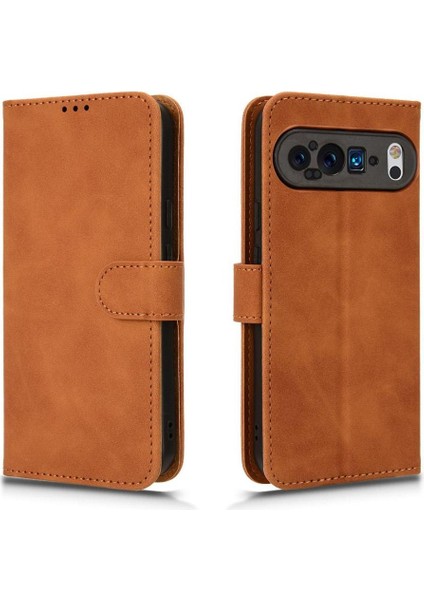 Google Piksel 9 Pro Xl Pu Deri Cüzdan Kickstand Kart Için Flip Case (Yurt Dışından)