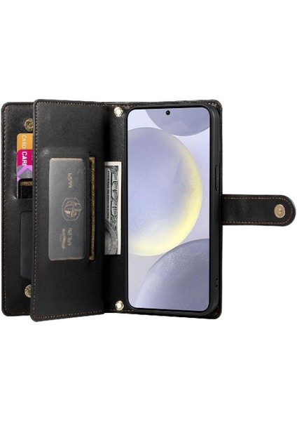 Samsung Galaxy S24 Artı Çok Fonksiyonlu Cüzdan Iş Için Flip Case (Yurt Dışından) indirimleri