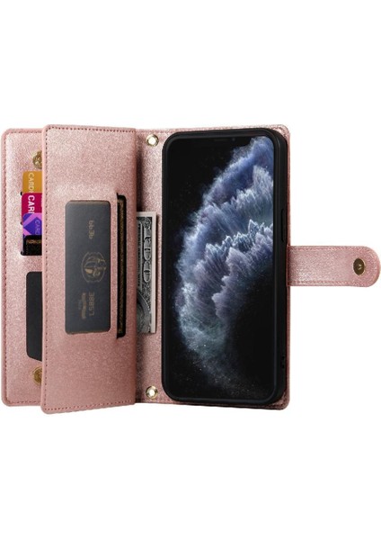 IPhone 11 Pro Için Flip Case Standı Cüzdan Iş Çok Fonksiyonlu Kayış (Yurt Dışından)