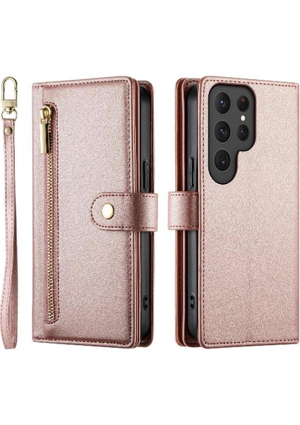 Samsung Galaxy S24 Için Flip Case Ultra Iş Standı Crossbody Kayış (Yurt Dışından)