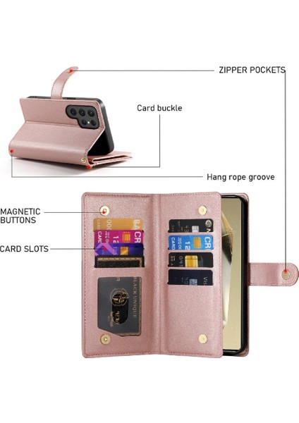Samsung Galaxy S24 Için Flip Case Ultra Iş Standı Crossbody Kayış (Yurt Dışından) indirimleri