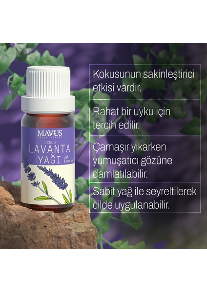 Lavanta Uçucu Yağı 10 ml %100 Saf Ve Doğal (LAVENDER ESSENTIAL OIL)