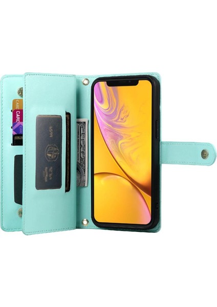 IPhone Xr Standı Cüzdan Çok Fonksiyonlu Crossbody Askısı Için Flip Case (Yurt Dışından) modelleri