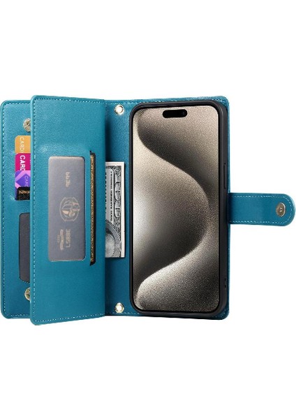 IPhone 15 Için Flip Case Pro Max Crossbody Kayış Standı Çok Fonksiyonlu (Yurt Dışından) fiyatları
