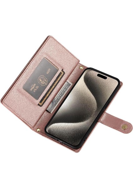 IPhone 15 Için Flip Case Pro Max Crossbody Kayış Standı Çok Fonksiyonlu (Yurt Dışından) fiyatları