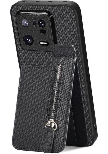 Xiaomi 13 Pro Crad Yuvası Manyetik Araç Montaj Fermuar Standı Cüzdan (Yurt Dışından)