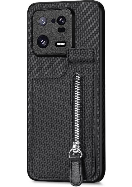Xiaomi 13 Pro Crad Yuvası Manyetik Araç Montaj Fermuar Standı Cüzdan (Yurt Dışından)