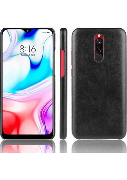 Colorful Shop Xiaomi Redmi 8 Lychee Desen Uyumluluk Anti Scratch Için Retro Kılıf (Yurt Dışından)