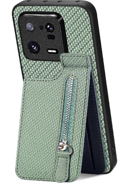 Xiaomi 13 Pro Crad Yuvası Manyetik Araç Montaj Fermuar Standı Cüzdan (Yurt Dışından)