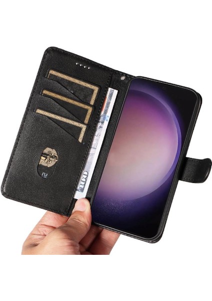 Samsung Galaxy S24 Için Ultra Ayrılabilir Siyah Bilezik Durumda Kart ile (Yurt Dışından) fiyatları