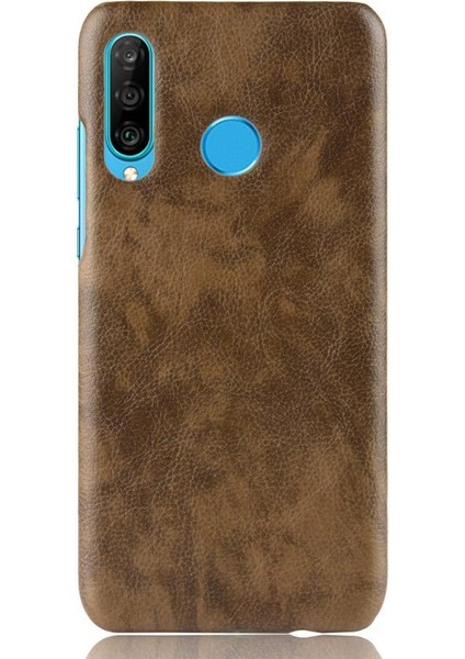 Retro Kılıf Için Huawei P Akıllı Artı 2019 Lychee Desen Anti Scratch Kapak (Yurt Dışından)
