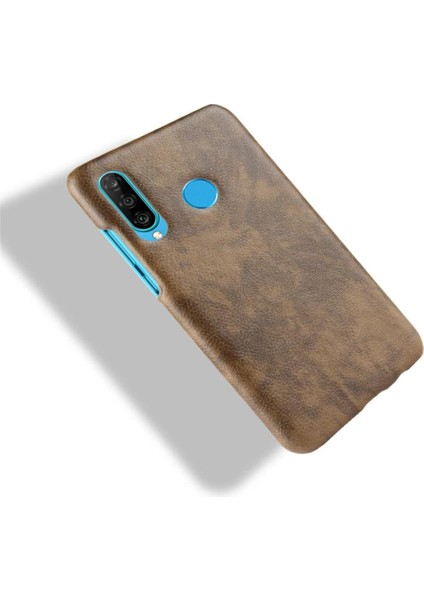 Retro Kılıf Için Huawei P Akıllı Artı 2019 Lychee Desen Anti Scratch Kapak (Yurt Dışından)
