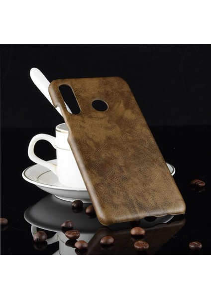 Retro Kılıf Için Huawei P Akıllı Artı 2019 Lychee Desen Anti Scratch Kapak (Yurt Dışından)