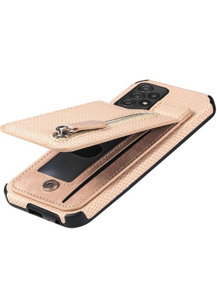 Samsung Galaxy A52 5g Fermuar Cüzdan Standı Crad Yuvası Manyetik Araba (Yurt Dışından) modelleri