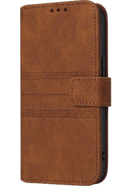 Onur 200 Kickstand Darbeye Koruyucu Pu Deri Cüzdan Için Flip Case (Yurt Dışından)