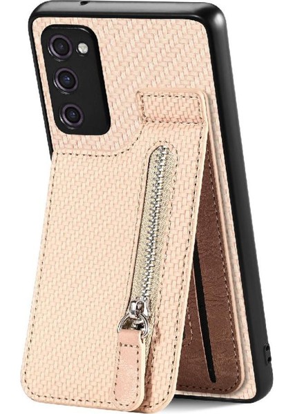 Samsung Galaxy S20 Fe Fermuar Standı Manyetik Araç Montaj Cüzdan Crad (Yurt Dışından)
