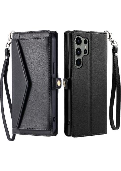Samsung Galaxy S23 Için Cüzdan Crossbody Durumda Ultra Rfıd Engelleme Kartı Için (Yurt Dışından) modelleri