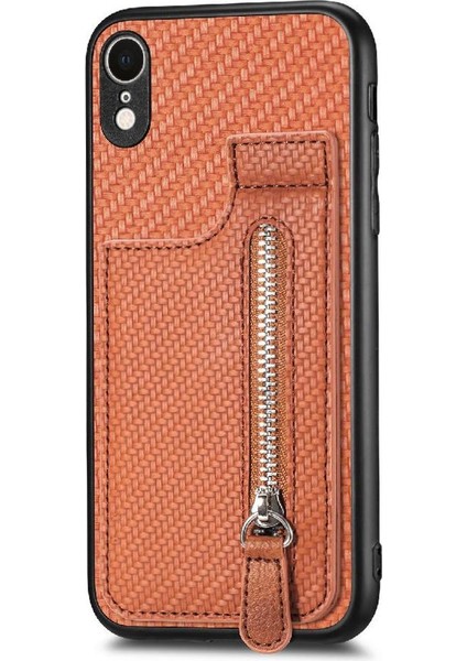 IPhone Xr Fermuar Crad Yuvası Cüzdan Standı Manyetik Araç Montaj (Yurt Dışından) fırsatları