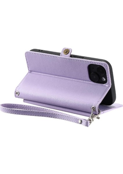 Cüzdan Crossbody Kılıf IPhone 15 Artı Cüzdan Kılıf Kadınlar Için Kart Tutucu (Yurt Dışından) indirimleri