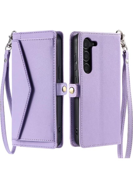 Cüzdan Crossbody Kılıf Samsung Galaxy S23 Artı Cüzdan Kılıf Kadınlar Için (Yurt Dışından)