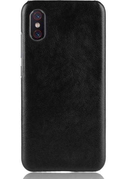 Retro Kılıf Için Xiaomi Mi 8 Pro Lychee Desen Koruyucu Kapak Retro Anti (Yurt Dışından)