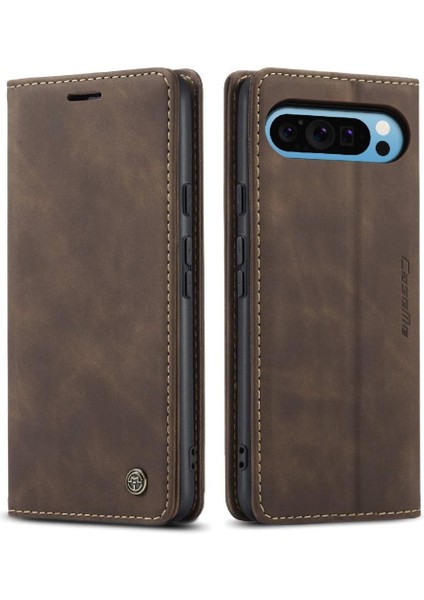 Google Piksel 9 Pro Xl Için Flip Case Manyetik Kapatma Darbeye Vaka Kartı (Yurt Dışından)